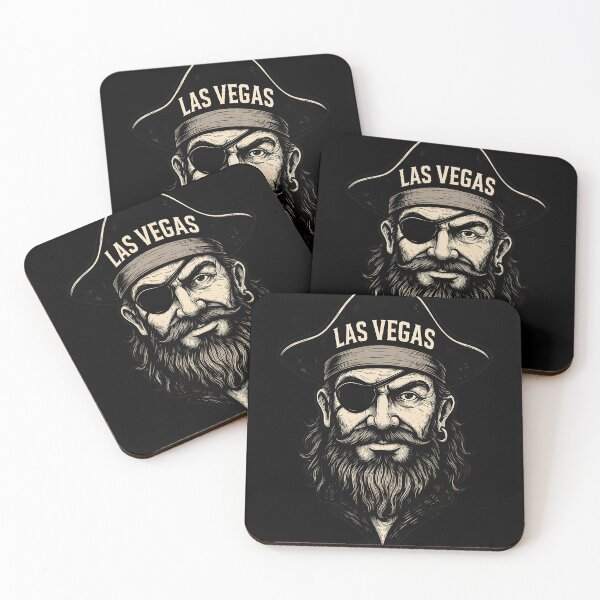 Item preview, Las Vegas Pirate Skull Vintage Engraving Artwork designed and sold by MichaelSt45634.