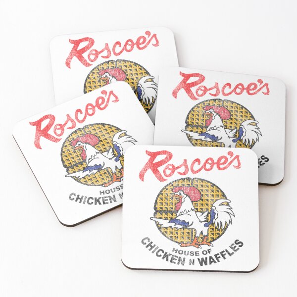 Item preview, Waffle Circle Rooster Mascot Cursive Script designed and sold by TimelessChic.