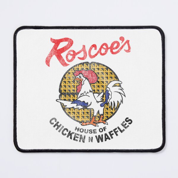 Item preview, Waffle Circle Rooster Mascot Cursive Script designed and sold by TimelessChic.