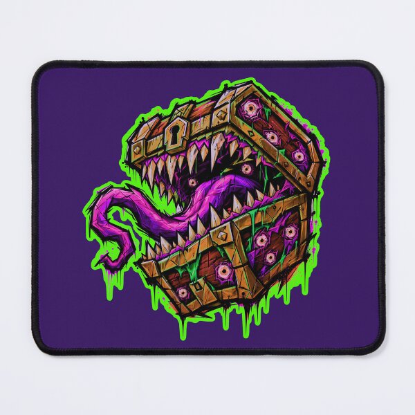 Item preview, Graffiti Style Monster Treasure Chest Art designed and sold by blampop.