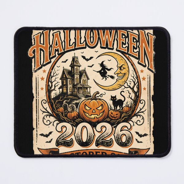 Item preview, Vintage Halloween 2026 Witches & Ghosts designed and sold by DarkOriginArts.
