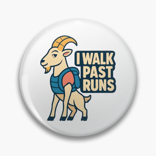 Item preview, Goat Rucker I Walk Past Runs Funny Rucking Graphic designed and sold by Ainbowz-Artwork.