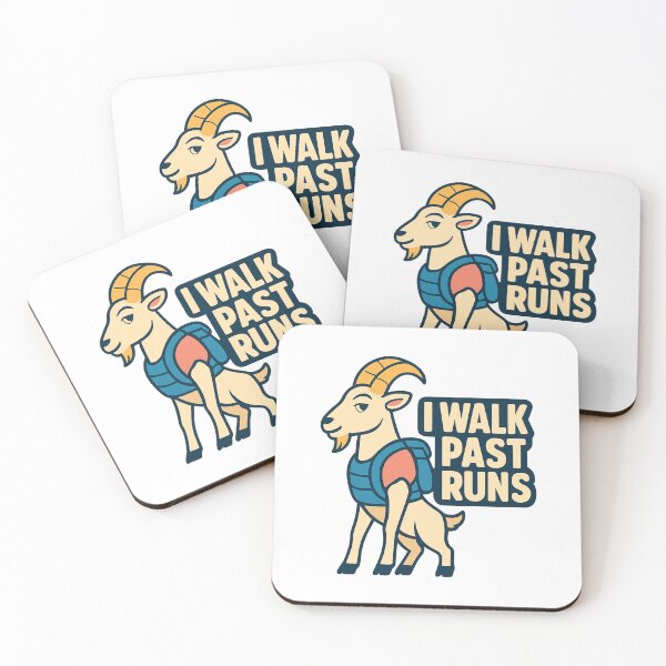Item preview, Goat Rucker I Walk Past Runs Funny Rucking Graphic designed and sold by Ainbowz-Artwork.