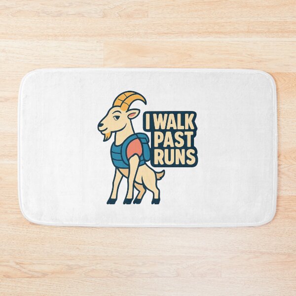 Item preview, Goat Rucker I Walk Past Runs Funny Rucking Graphic designed and sold by Ainbowz-Artwork.