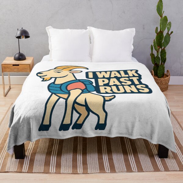 Item preview, Goat Rucker I Walk Past Runs Funny Rucking Graphic designed and sold by Ainbowz-Artwork.