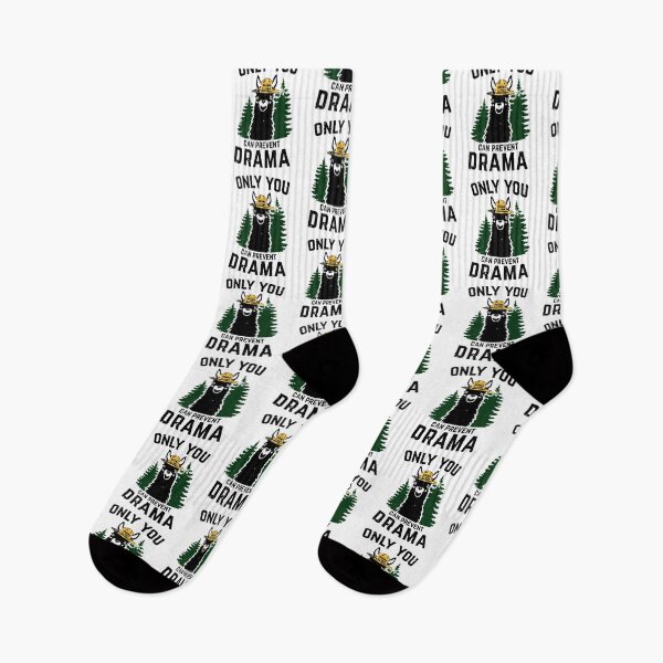 Item preview, The Original Only You Can Prevent Drama Llama Grunged - Smokey Bear Parody designed and sold by UKCoinsShopp.