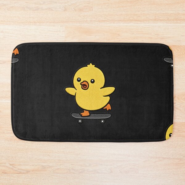 Item preview, Funny Duck Skateboarding Kawaii Embroidery Patch designed and sold by ColorSplash123.