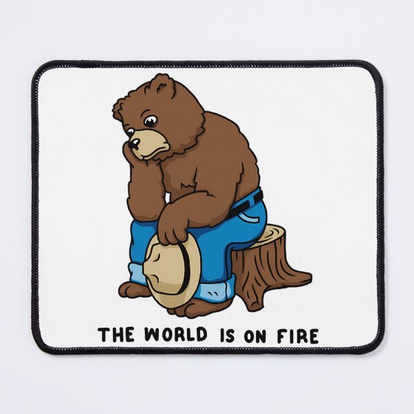 Item preview, The World Is On Fire designed and sold by UKCoinsShopp.