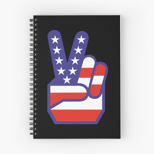Item preview, American Flag Star Peace Hand Symbol designed and sold by TimelessChic.