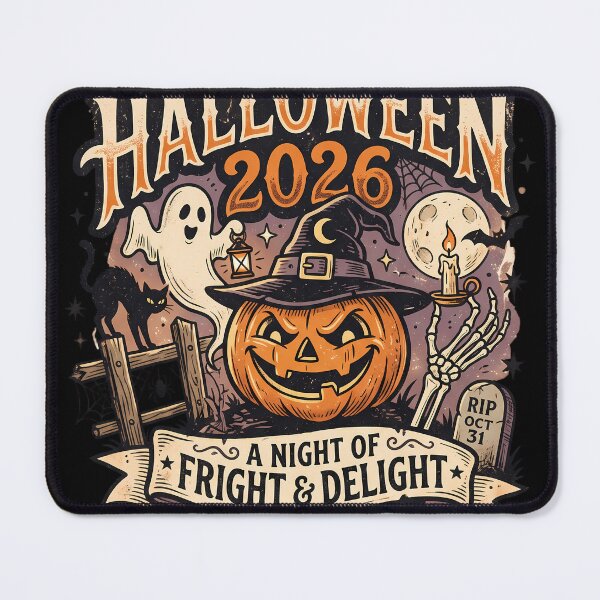 Item preview, Vintage Halloween 2026 Fright & Delight designed and sold by DarkOriginArts.