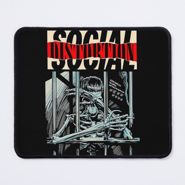 Item preview, Social Distortion Skeleton In A Prison Smoking Meme designed and sold by Prints3000.