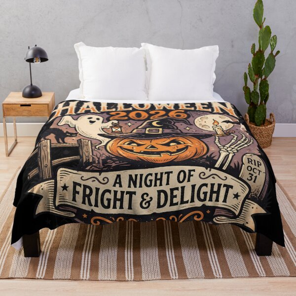 Item preview, Vintage Halloween 2026 Fright & Delight designed and sold by DarkOriginArts.