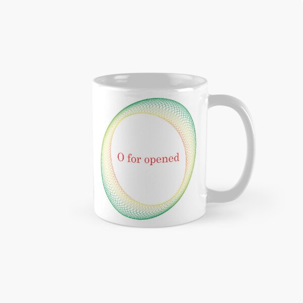 Item preview, O for opened designed and sold by nogamax.