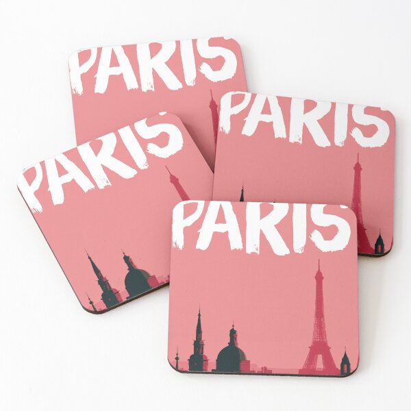 Item preview, Paris Skyline, Vintage Eiffel Tower Art designed and sold by MarkedArtPrints.