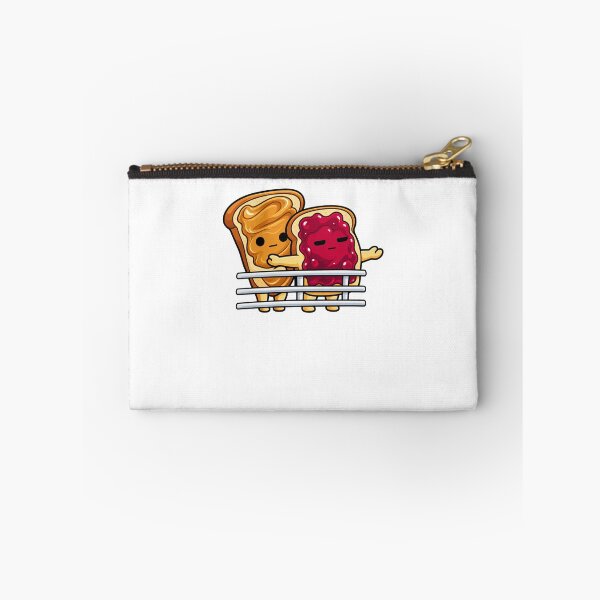 Item preview, Funny Cute Peanut Butter Jelly on Toast Lovers Ship Pose Art designed and sold by elderberry.