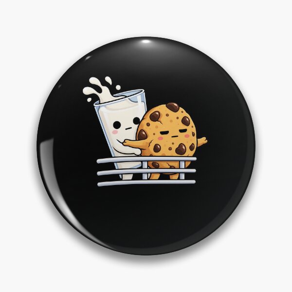 Item preview, Cute Milk and Cookies Lovers by the Railing designed and sold by elderberry.