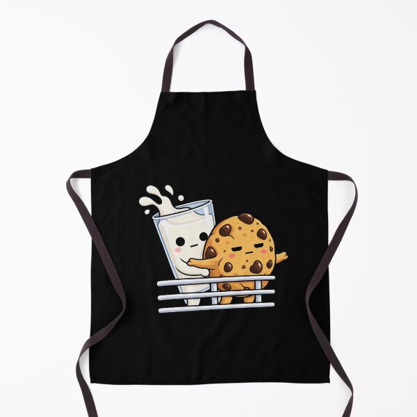 Item preview, Cute Milk and Cookies Lovers by the Railing designed and sold by elderberry.