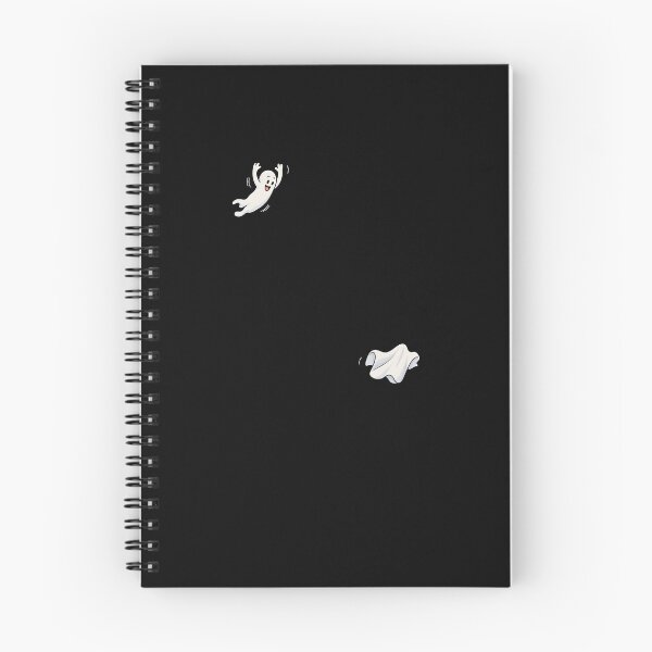 Item preview, Funny Cute Cartoon White Ghost Jumping Into Sheet Halloween Spooky Art designed and sold by elderberry.