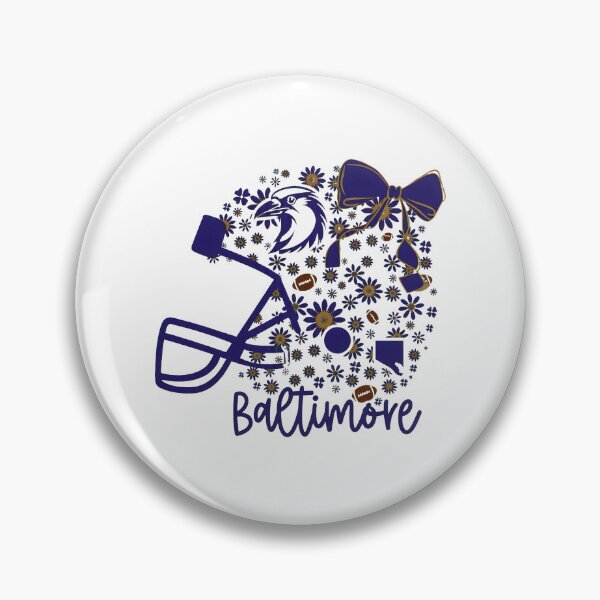 Item preview, Baltimore Floral Football Sports Spirit Design designed and sold by JohnPerez92214.