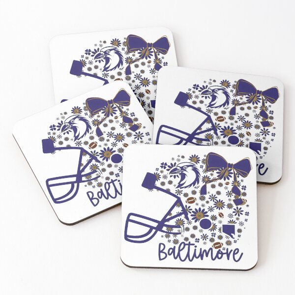 Item preview, Baltimore Floral Football Sports Spirit Design designed and sold by JohnPerez92214.