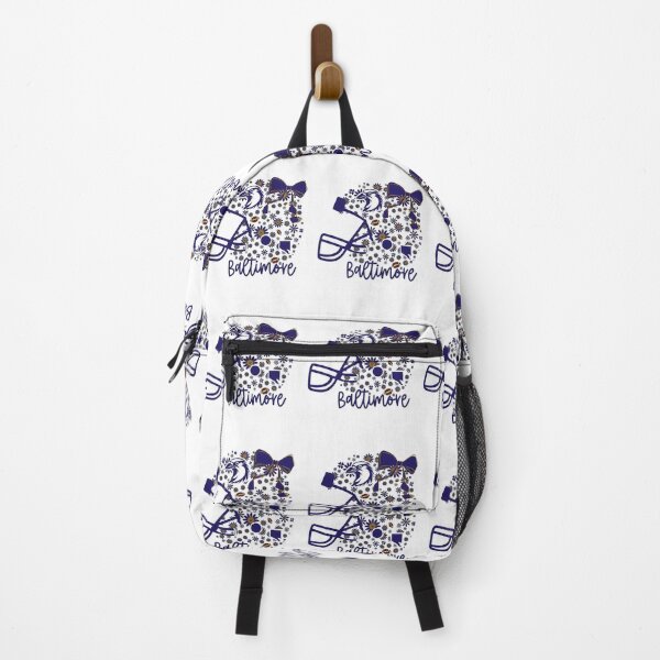 Item preview, Baltimore Floral Football Sports Spirit Design designed and sold by JohnPerez92214.