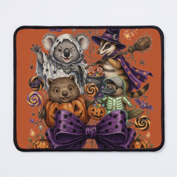 Item preview, Australian Halloween Animals - Spooky Wombat Numbat Platypus Koala designed and sold by Wennebabs.