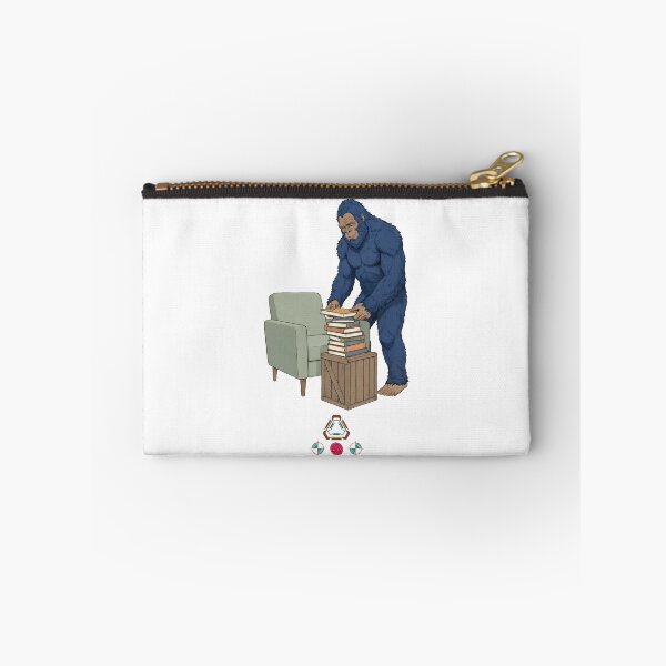 Item preview, The Bibliophile Sasquatch: Blue Bigfoot Reading Nook designed and sold by Whimsy Trail Co.