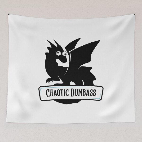 Item preview, Chaotic Dumbass Dragon designed and sold by Kit Barrie Creations.