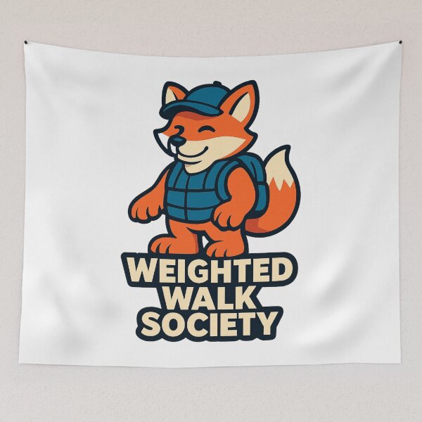 Item preview, Fox Rucker Weighted Walk Society Club Graphic designed and sold by Ainbowz-Artwork.