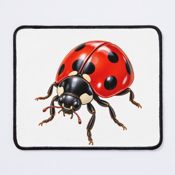 Item preview, Realistic Red Ladybug Insect Nature Art designed and sold by Print Print On.