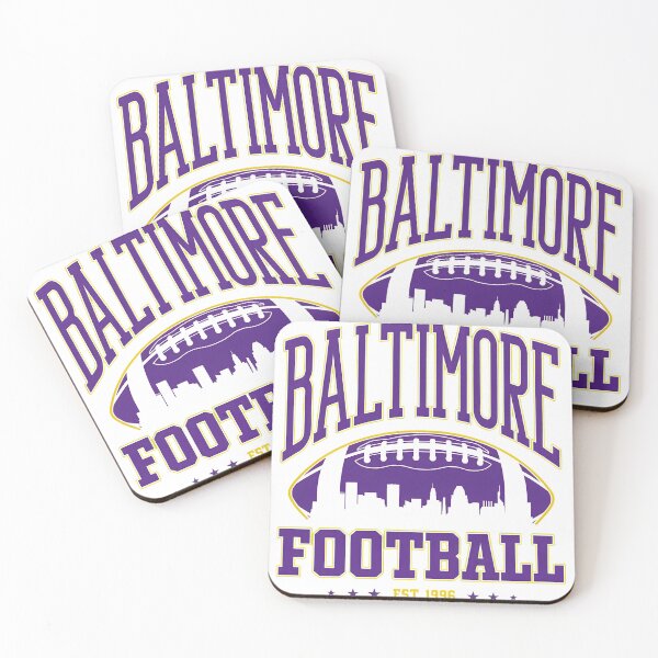 Item preview, Baltimore Football Vintage Skyline Team Artwork designed and sold by SherryMoo94343.