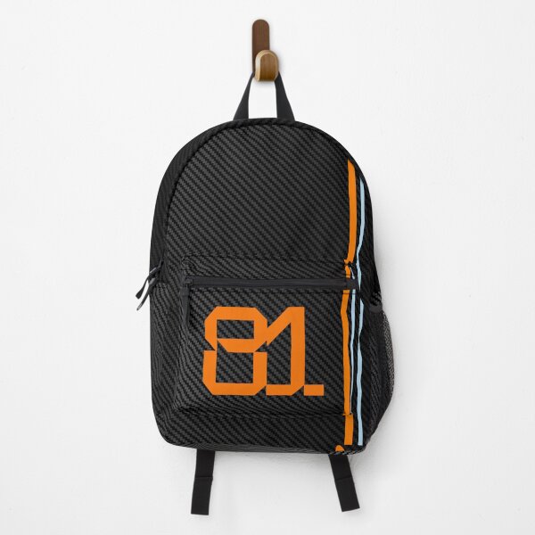 Item preview, F1 2025 Oscar Piastri carbon fibre Black and orange designed and sold by Pink Polar F1.