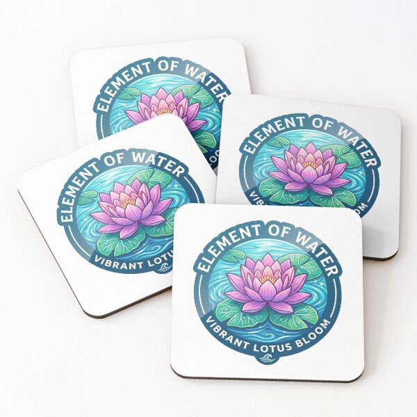 Item preview, Water Element Lotus Water Lily Vinyl Sticker designed and sold by KreatoLab.
