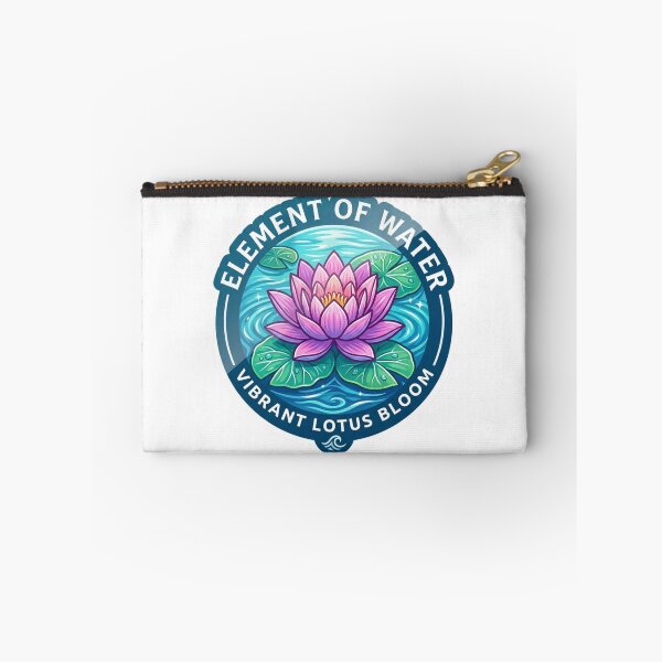 Item preview, Water Element Lotus Water Lily Vinyl Sticker designed and sold by KreatoLab.