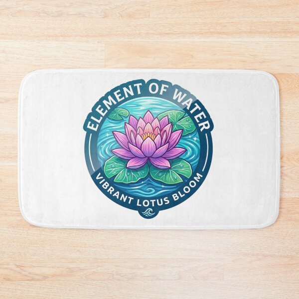 Item preview, Water Element Lotus Water Lily Vinyl Sticker designed and sold by KreatoLab.