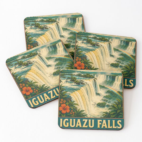 Item preview, TRAVEL PHOTOGRAPHY INSPIRED ART IGUAZU FALLS BRAZIL designed and sold by Andiamo-Amigos.