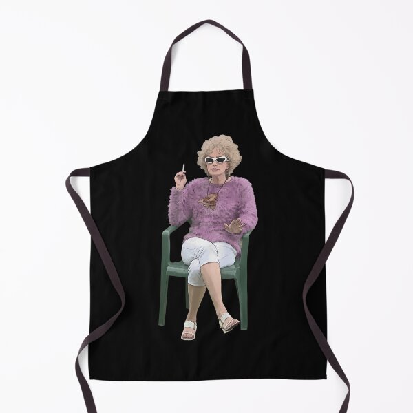 Item preview, Woman in Purple Cardigan and Shades on Chair designed and sold by saresublete.