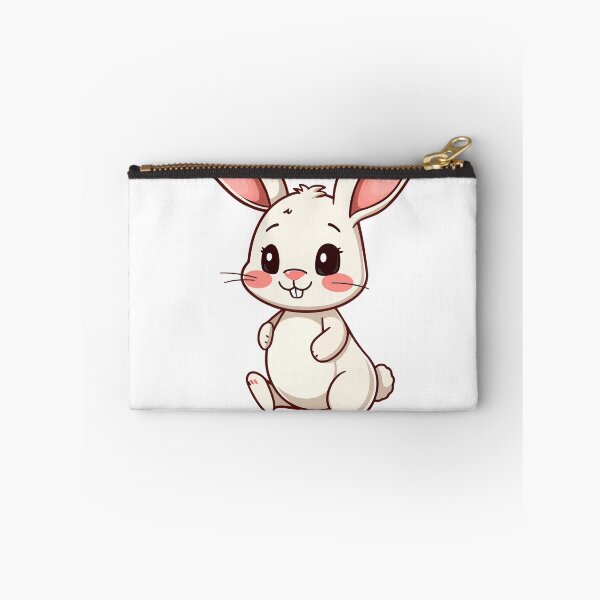 Item preview, Adorable White Bunny Sticker - Cute Kawaii Rabbit designed and sold by simranart111.
