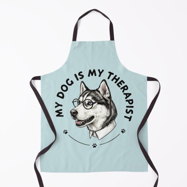 Item preview, My Dog is my Therapist Husky designed and sold by MagicTheDog.