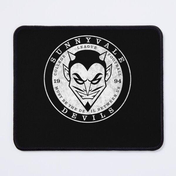 Item preview, Monochrome College Football Devil Mascot Shield Badge designed and sold by johnleprince.