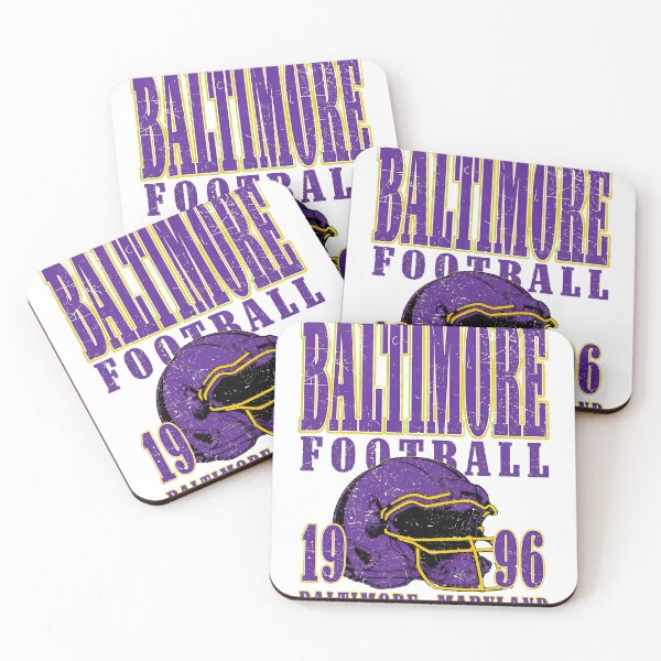 Item preview, Baltimore Football Purple Helmet Vintage Sports Design designed and sold by SherryMoo94343.
