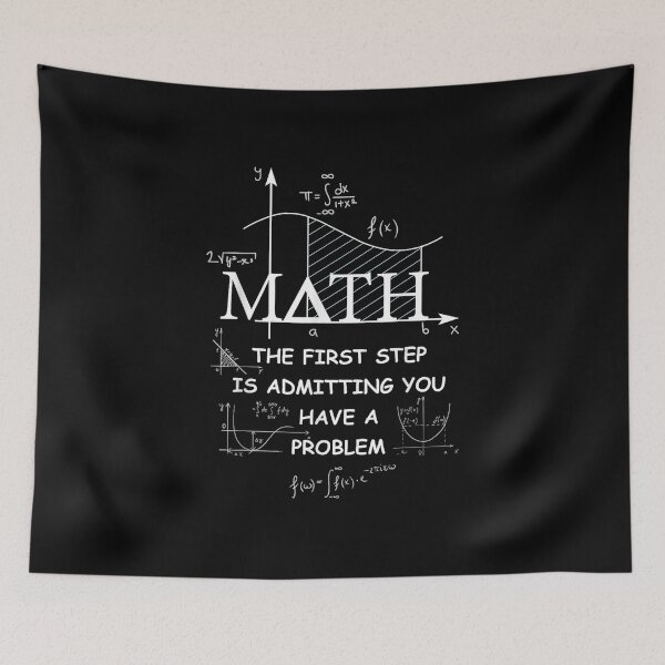 Aperçu de l'œuvre Professeur de maths drôle : Les maths, la première étape créée et vendue par Foxintheloart.