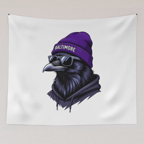 Item preview, Cool Raven Streetwear Baltimore Inspired Artwork designed and sold by EddieCoop91147.