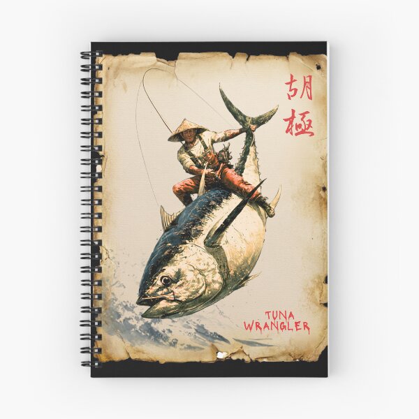 Item preview, Japanese Tuna Wrangler - Tuna fishing -  designed and sold by KreativKulture.