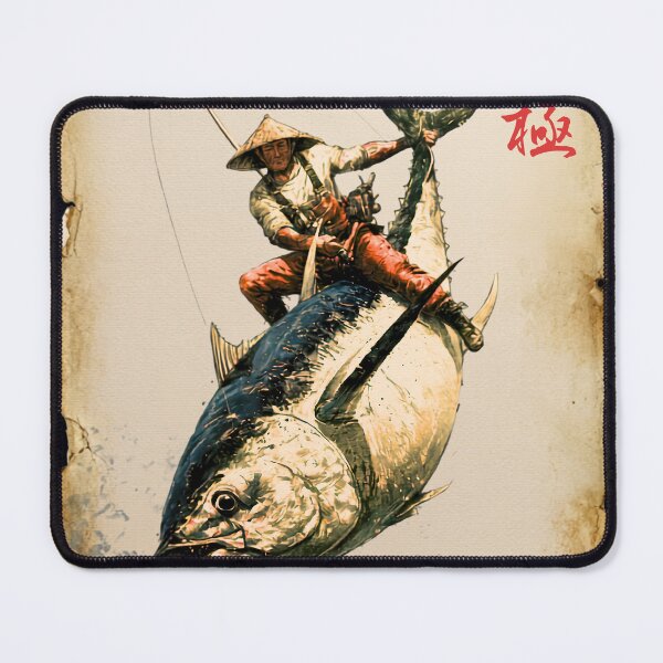 Item preview, Japanese Tuna Wrangler - Tuna fishing -  designed and sold by KreativKulture.