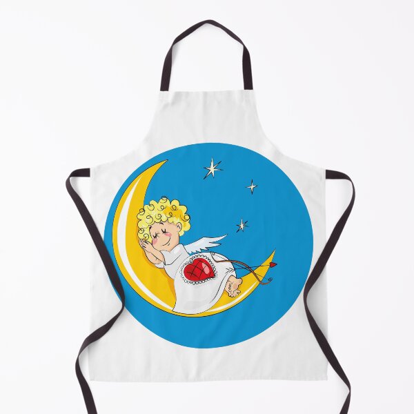 Item preview, Cute Sleeping Angel on the Moon designed and sold by Ekaterina  Biserova.