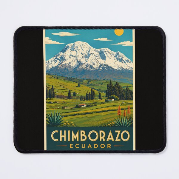 Item preview, TRAVEL PHOTOGRAPHY RE-IMAGINED VINTAGE ARTWORK CHIMBORAZO ECUADOR designed and sold by Andiamo-Amigos.
