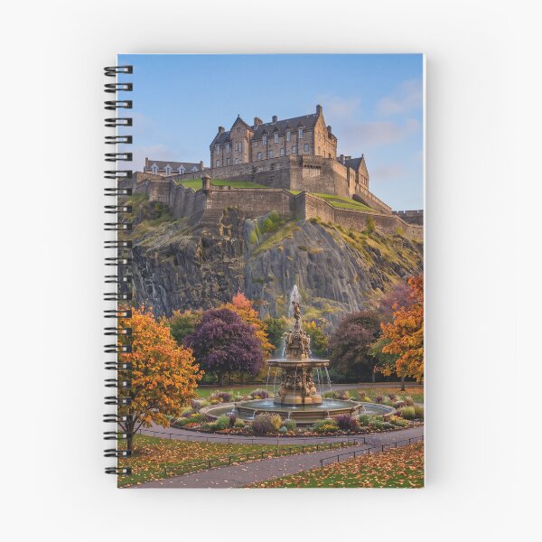 Item preview, Autumn at Edinburgh Castle & Ross Fountain designed and sold by ArtworkNorth.