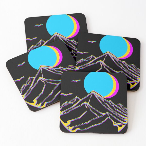 Item preview, Mountain silhouette with sunrise designed and sold by Florys-design.