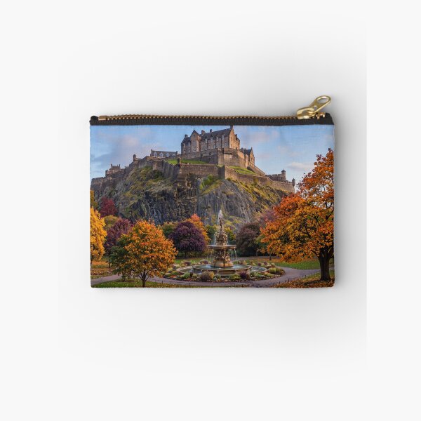 Item preview, Autumn at Edinburgh Castle & Ross Fountain designed and sold by ArtworkNorth.